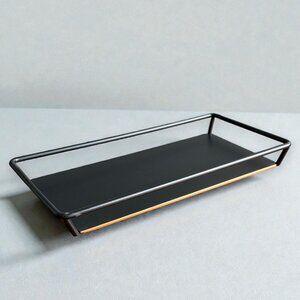 Hearth & Hand Magnolia Black Metal Trinket Tray Rectangular Modern Farmhouse